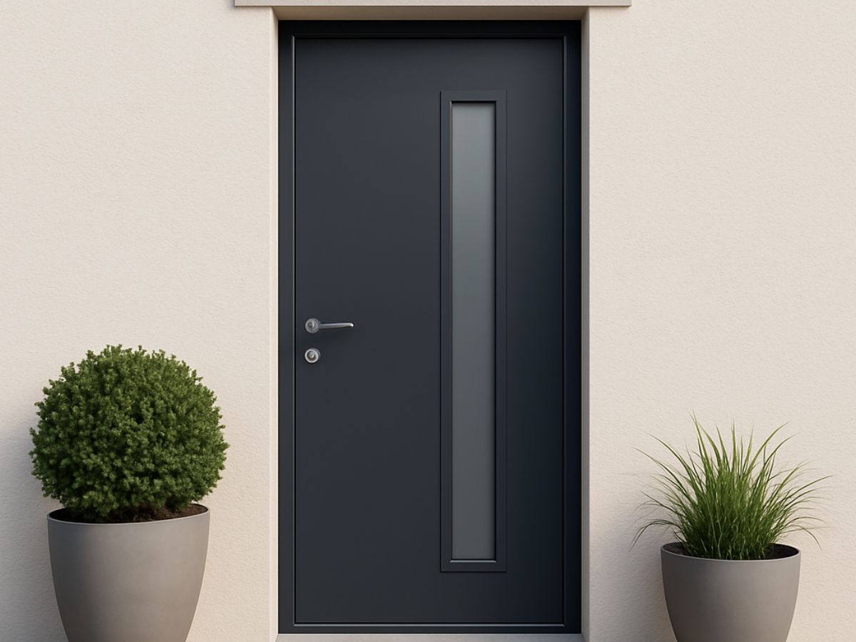 Portes d'entrée sur mesure dans l'Hérault - Expert Menuiserie